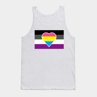 Panromantic Asexual Flag Tank Top